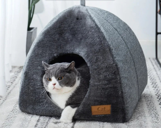 Luxe Triangle Cat Cave
