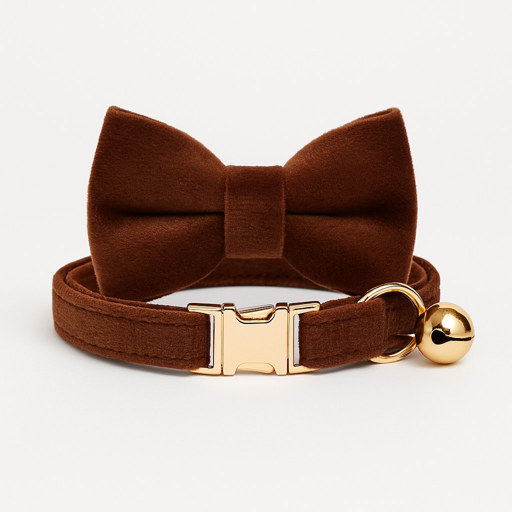 The Luxe Velvet Bow Tie Collar