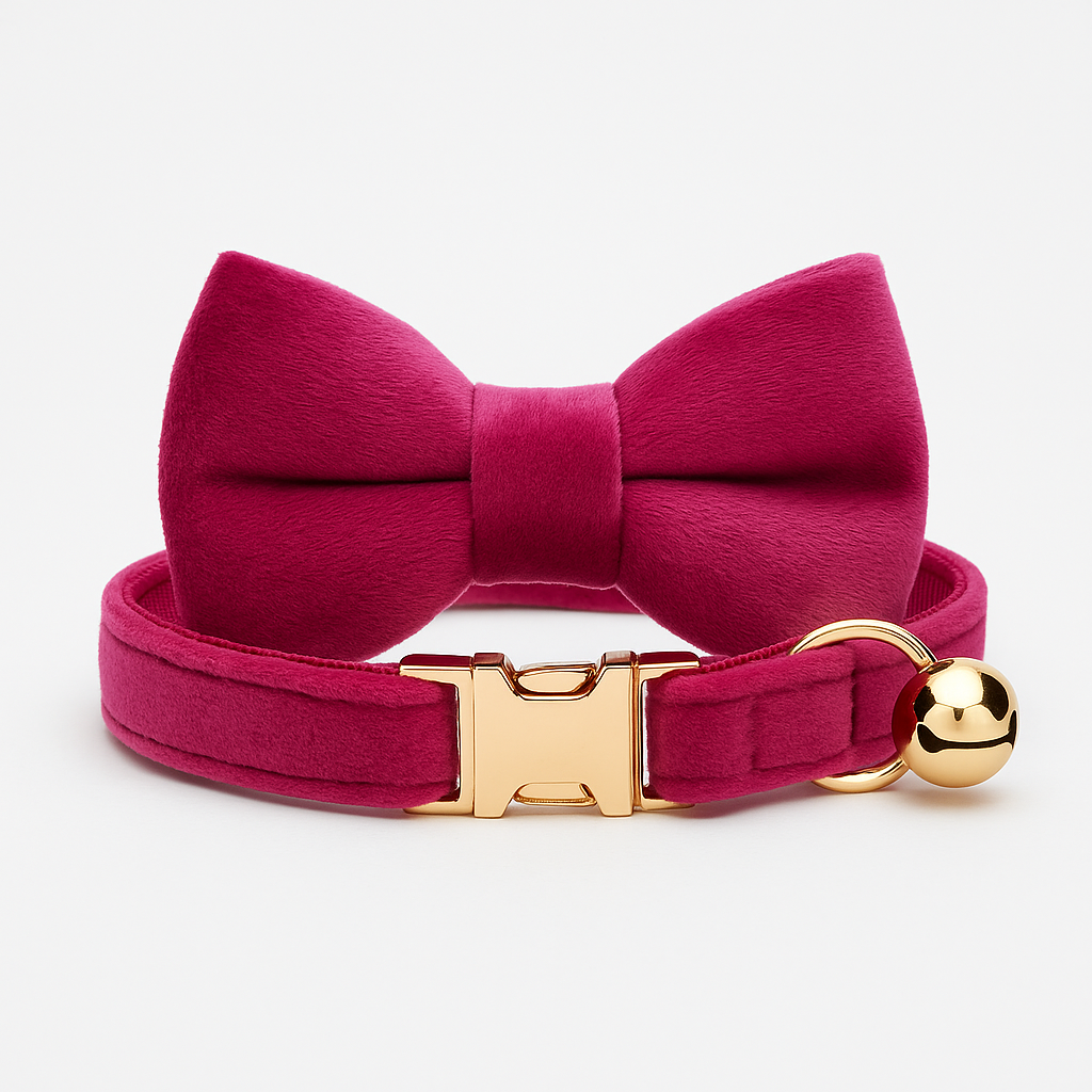 The Luxe Velvet Bow Tie Collar