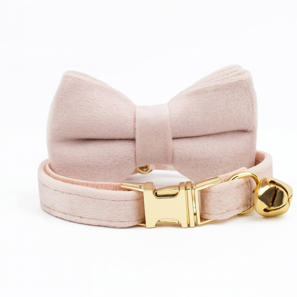 The Luxe Velvet Bow Tie Collar