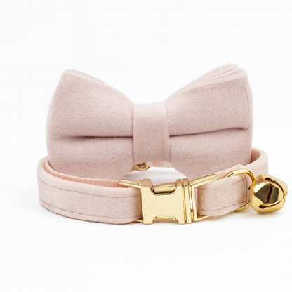 The Luxe Velvet Bow Tie Collar