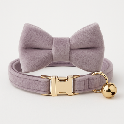 The Luxe Velvet Bow Tie Collar