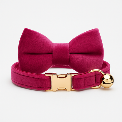 The Luxe Velvet Bow Tie Collar