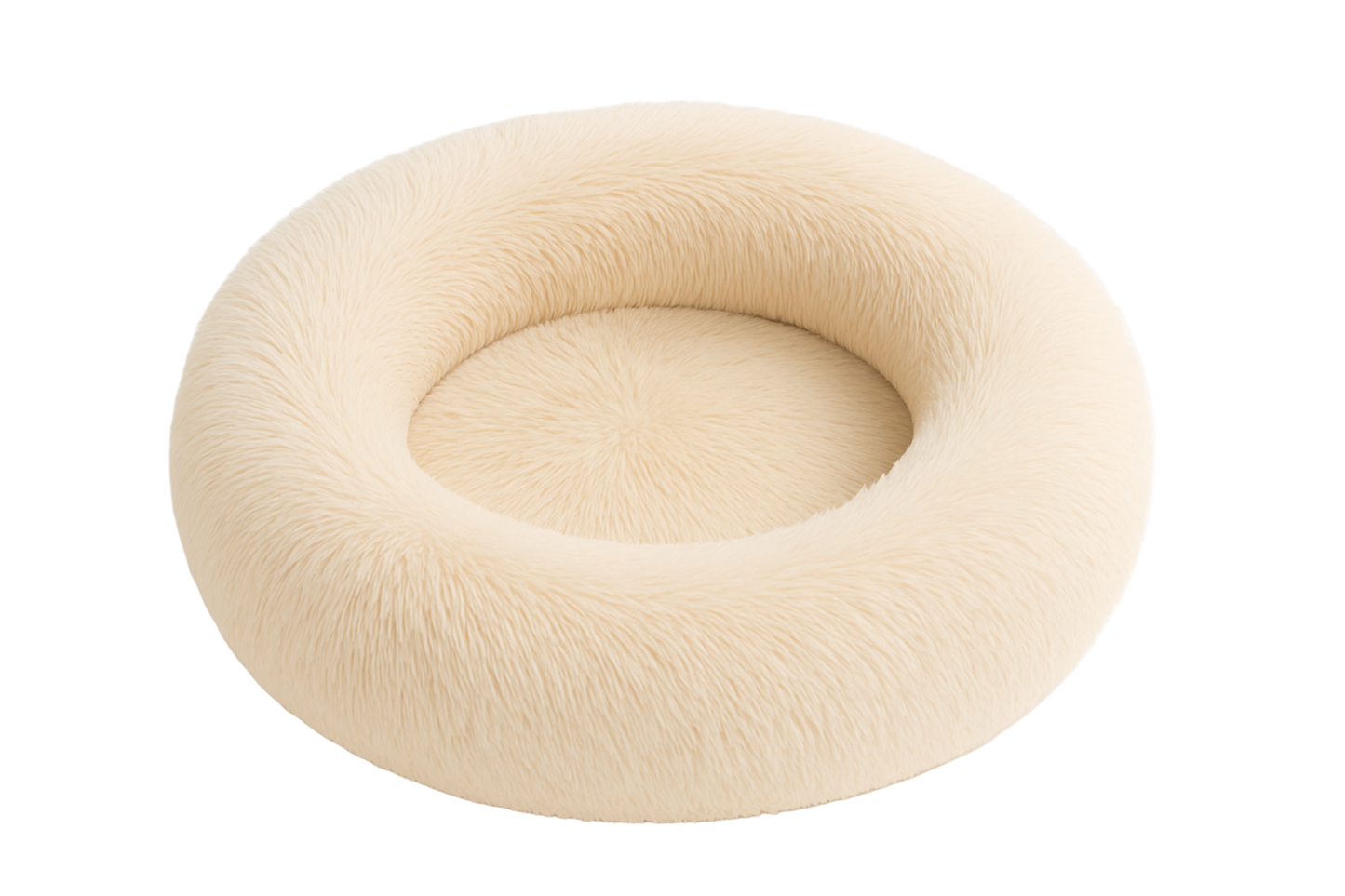 Plain bagel on a white background