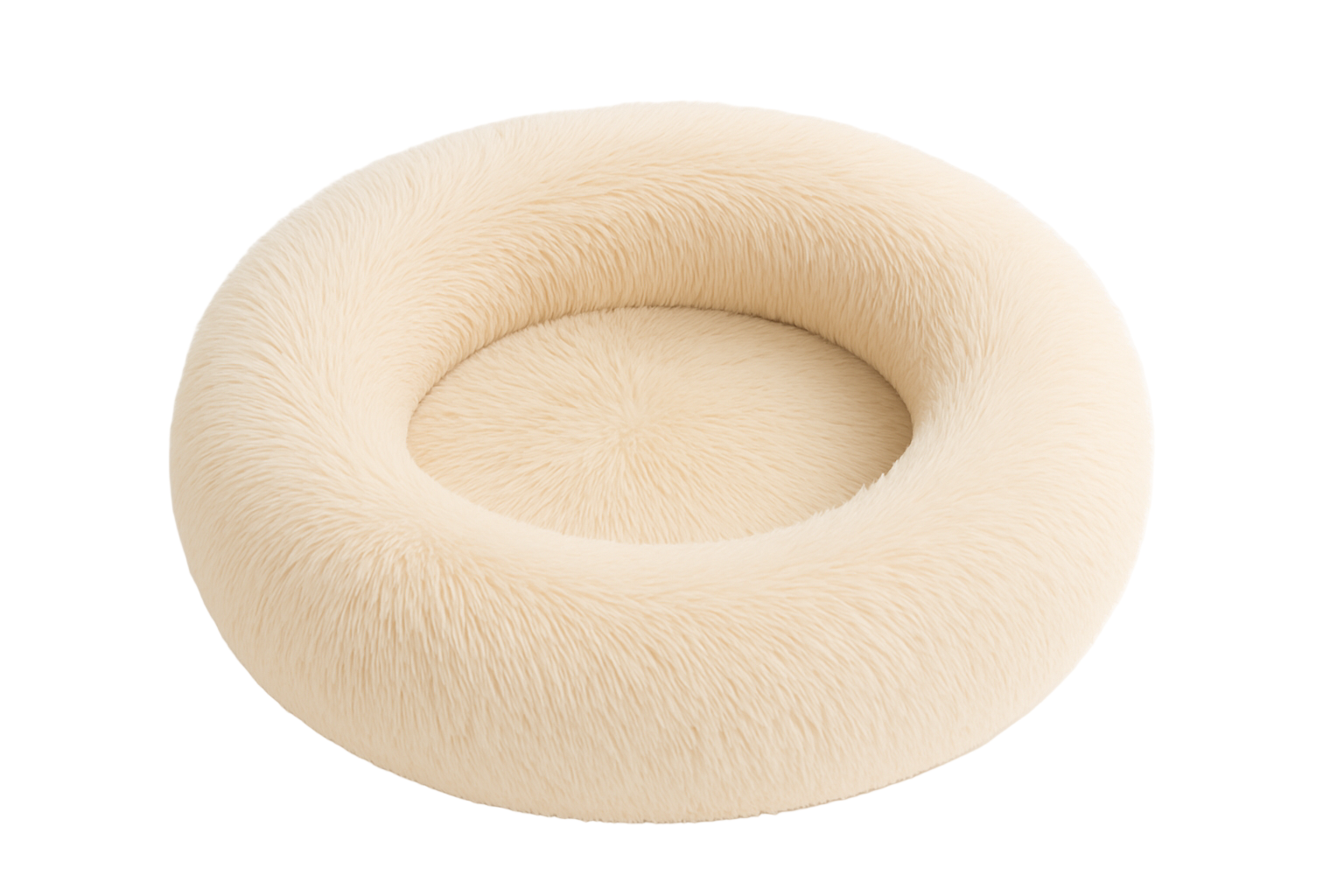 Plain bagel on a white background